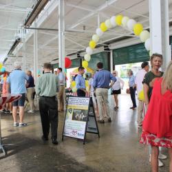 Kingsport's Host City Reception gave visitors a carnival feel. 
