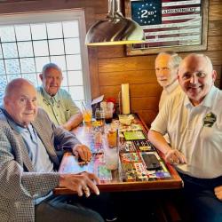 Kevin Brooks with mayors