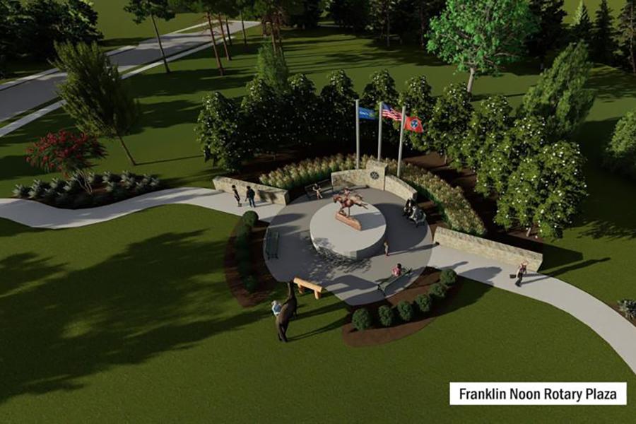 Franklin Rodeo Plaza design