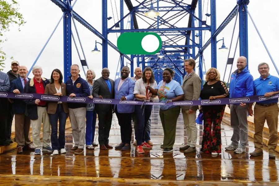 Chattanooga Walnut Street Bridge Ribbon Cutting