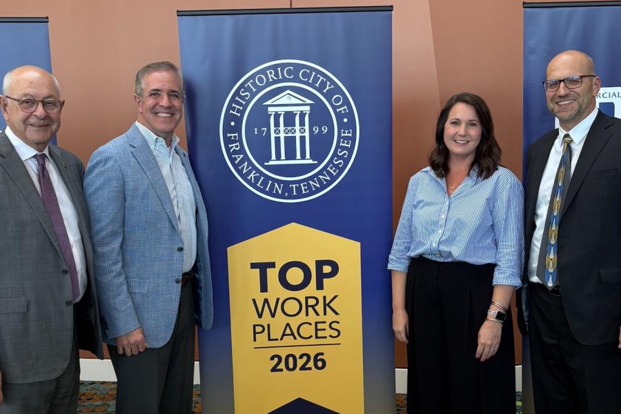 Franklin wins Top Workplace honor from Tennessean
