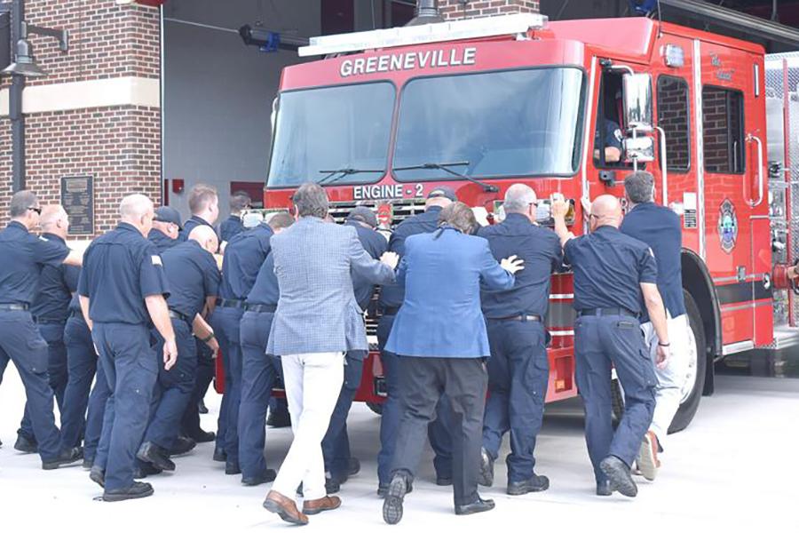 Greeneville new fire trucks