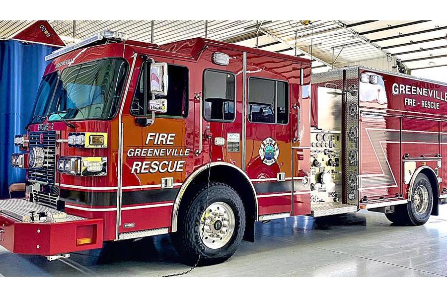 Greeneville new fire truck