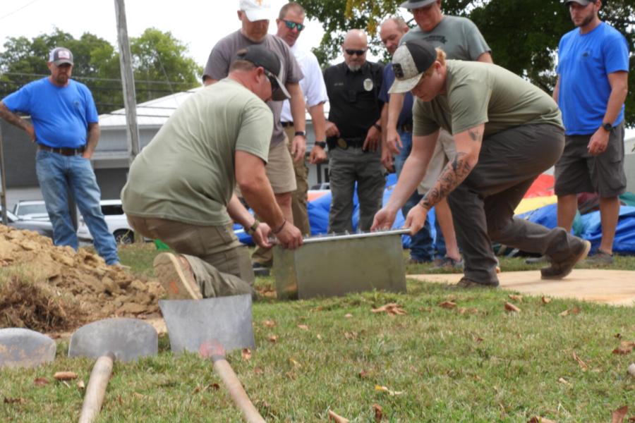 Loretto time capsule burial