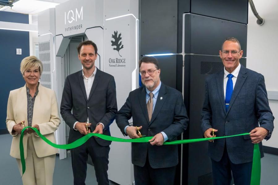Ribbon cutting on quantum computer at Oak Ridge National Laboratory