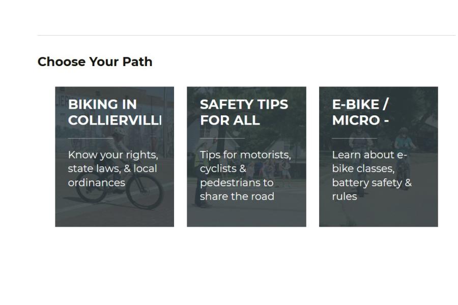 Collierville Transit Hub website