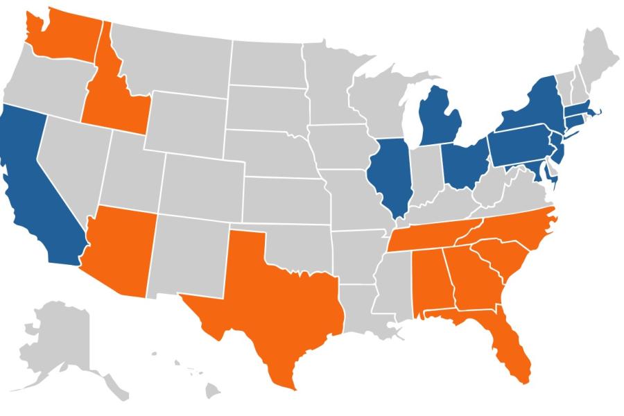 U-Haul in-migration map 2025