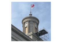 General Assembly flag flying