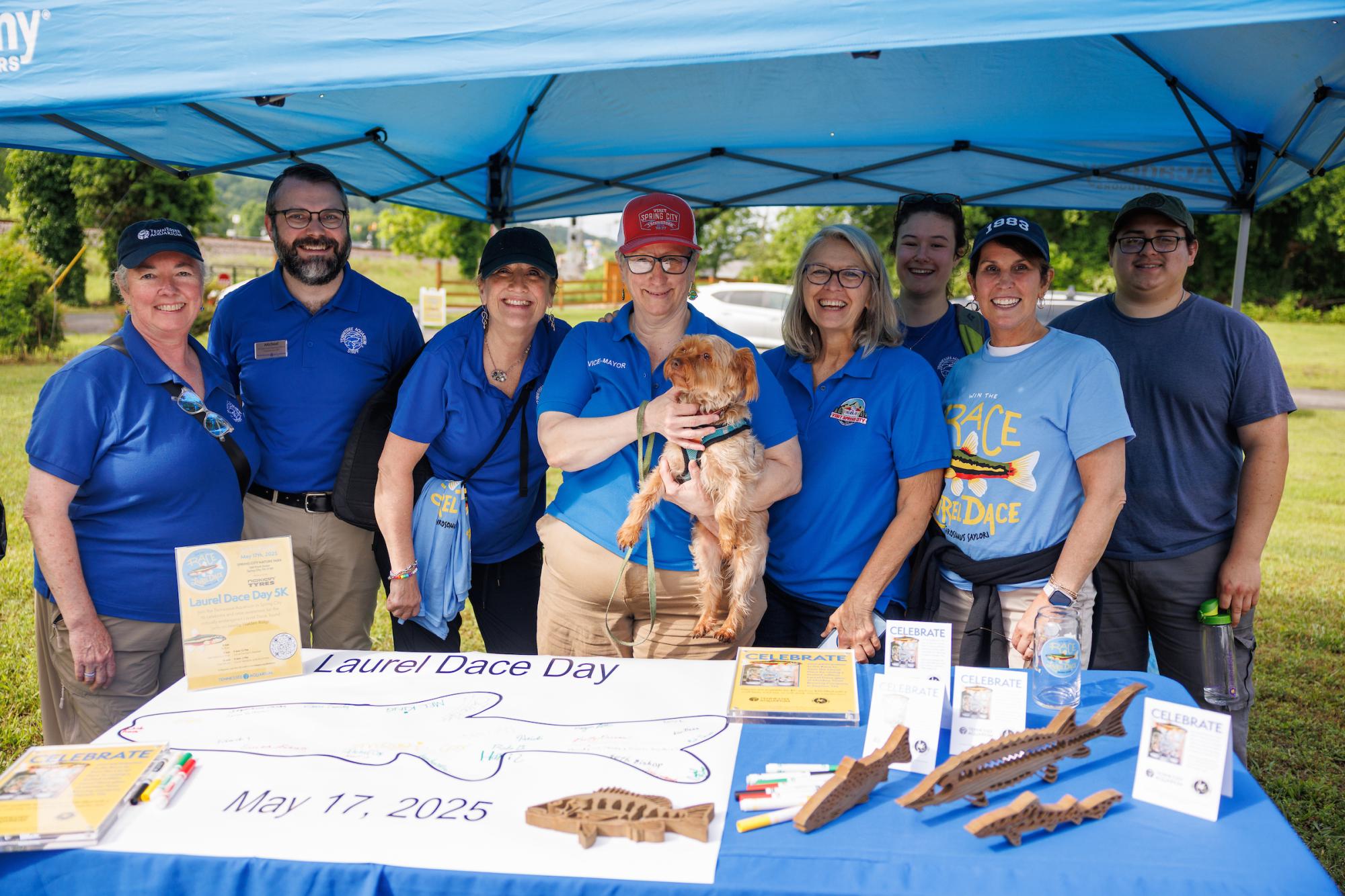 Spring City and aquarium officials worked together to create the inaugural Laurel Dace Day in May. In addition to a 5K race, local businesses and partners like the Tennessee RiverLine and Thrive Regional Partnership helped educate vistors and locals on the laurel dace and recreation and tourism opportunities in the area. 