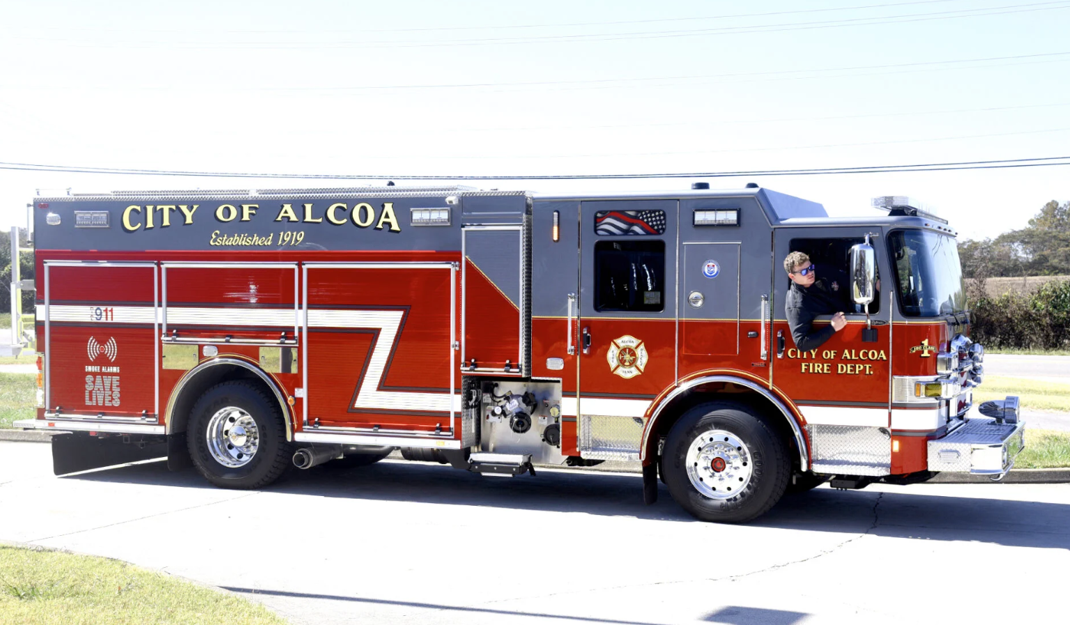 Alcoa two new fire trucks Tennessee Town & City Tennessee