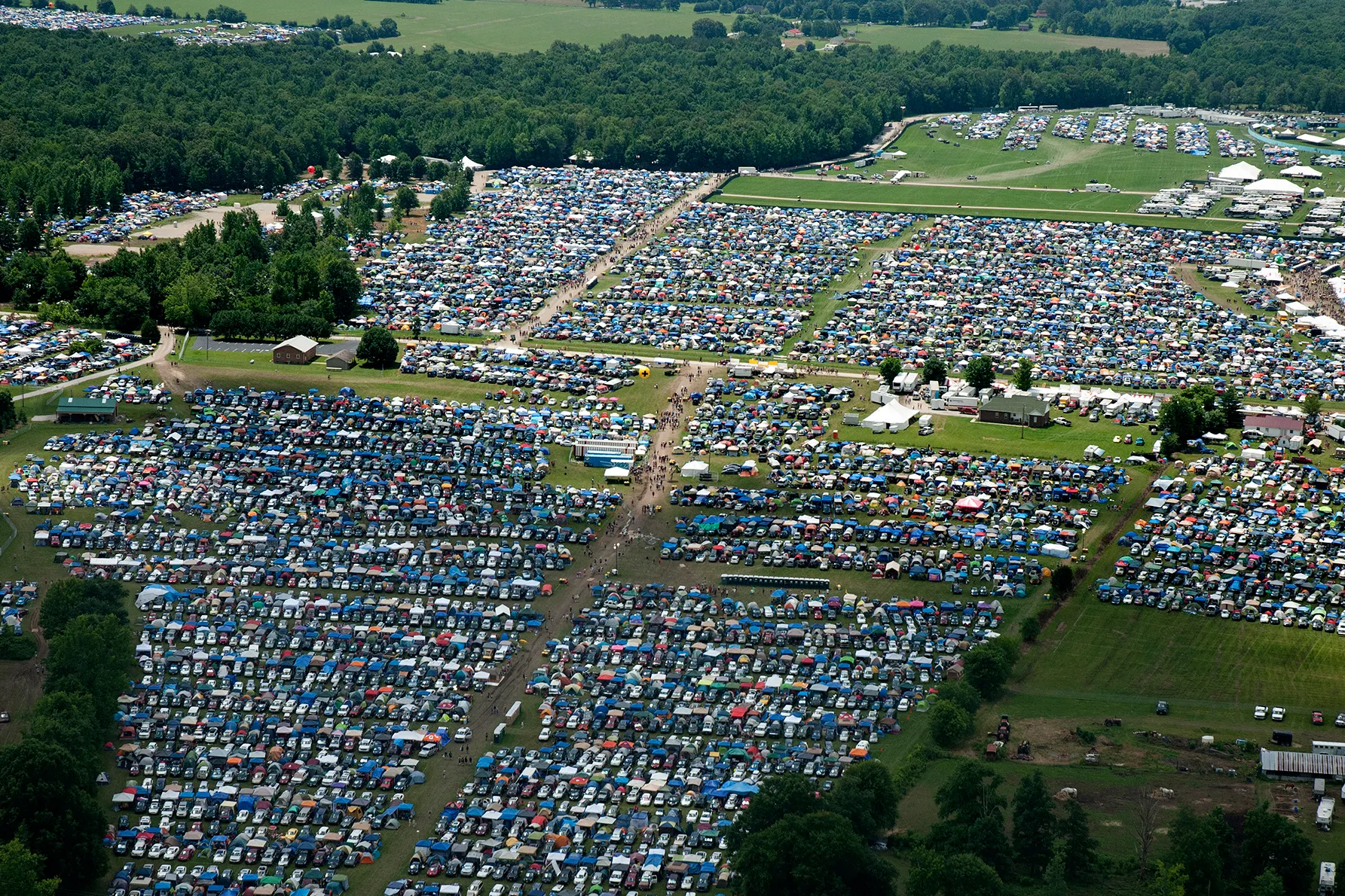 Parking at Bonnaroo