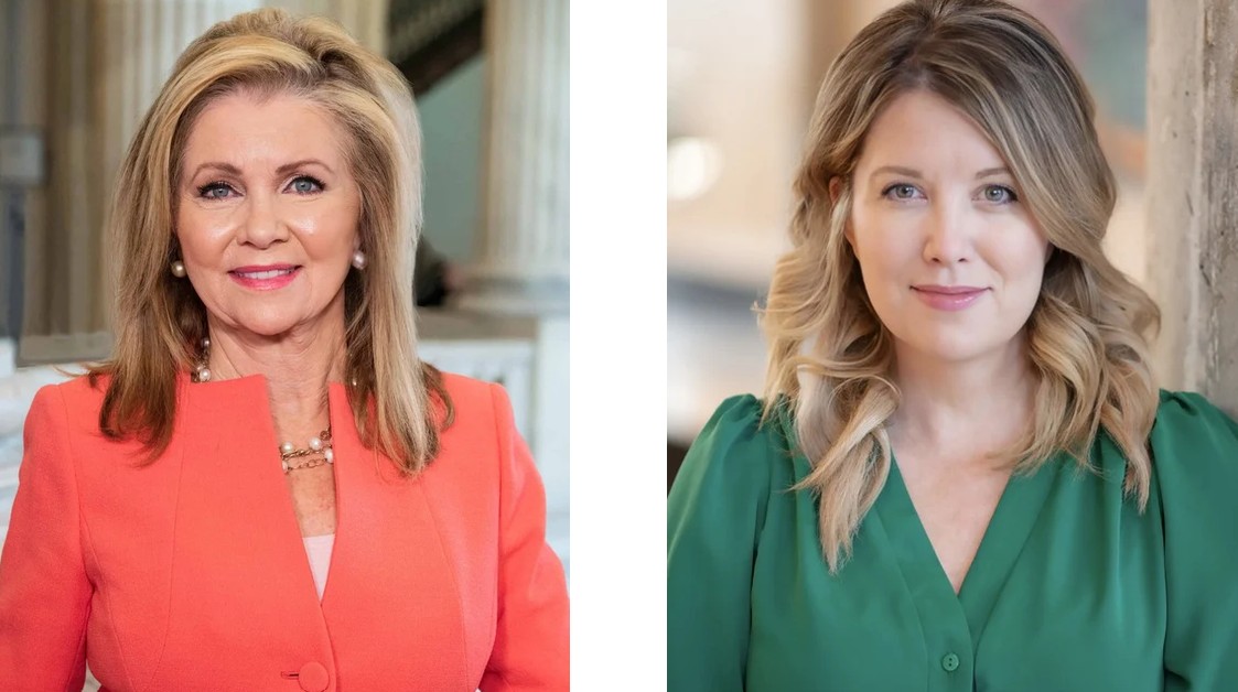Marsha Blackburn and Jeri Green