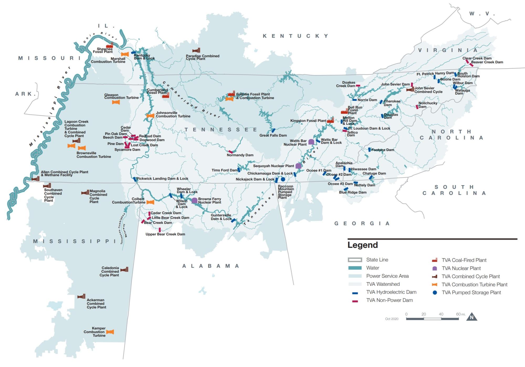 TVA Map